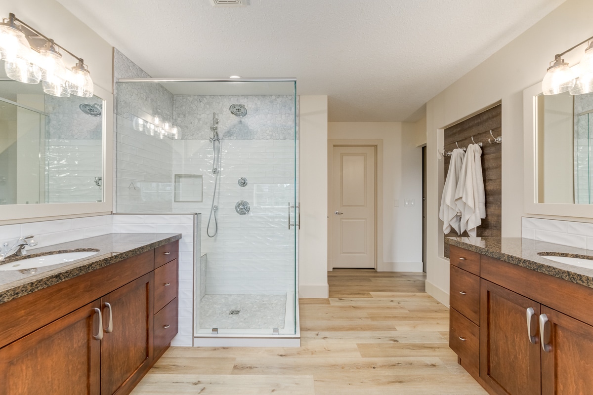 Interior bathroom design