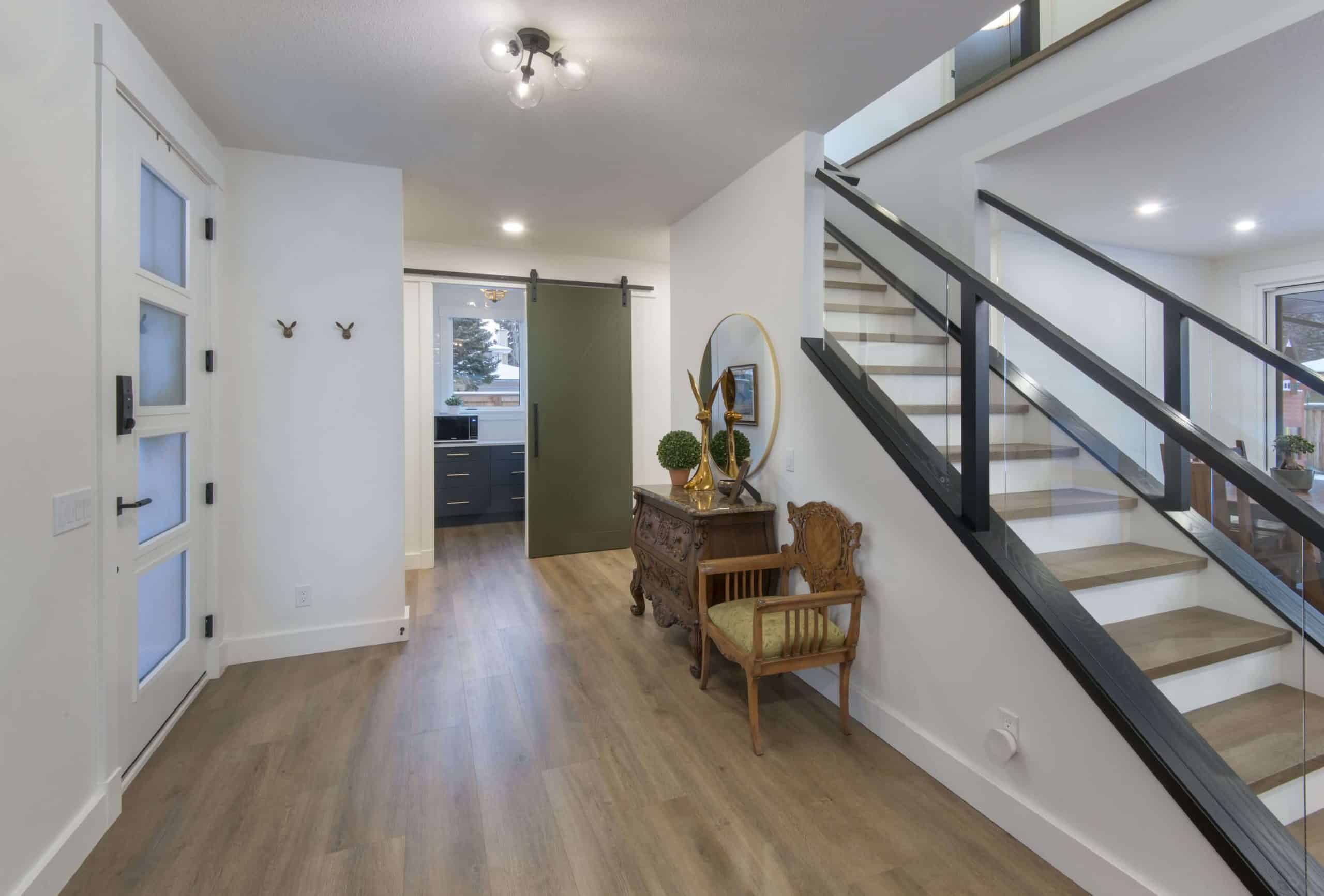 Completed interior renovation