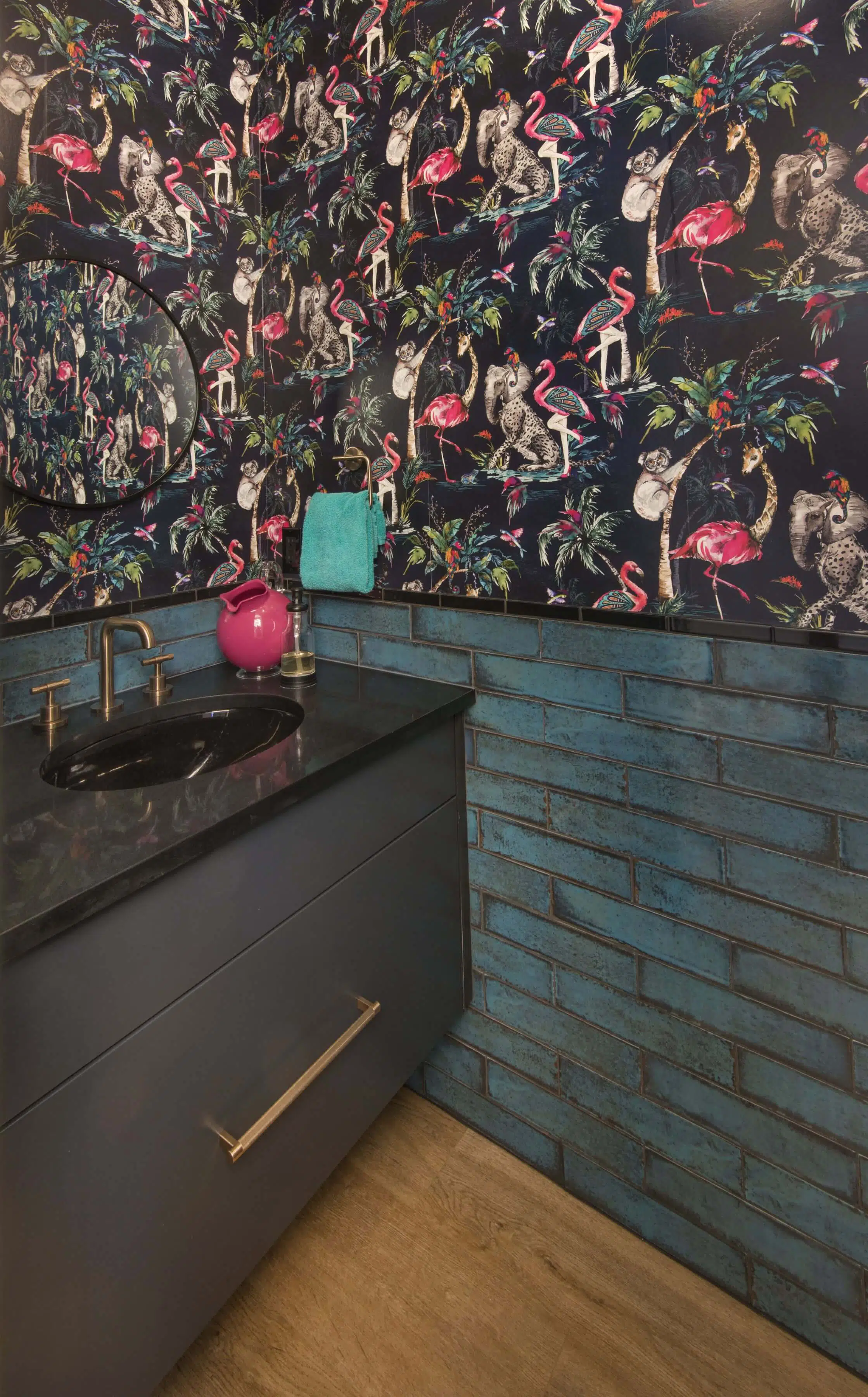 A completed kitchen renovation