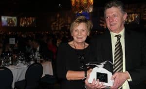 the ritchies accepting a bild award