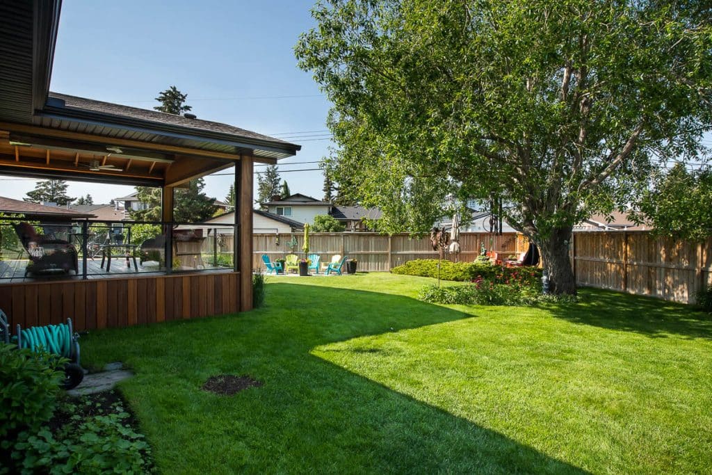 Calgary Outdoor Living Space