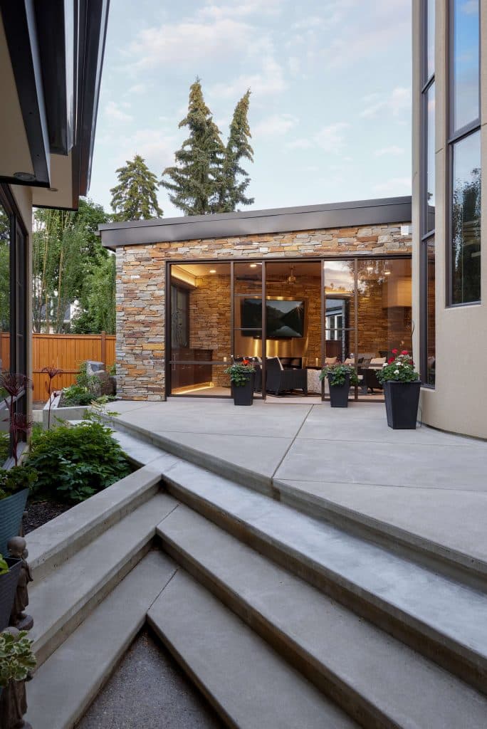 Calgary Outdoor Living Space Exterior Renovation