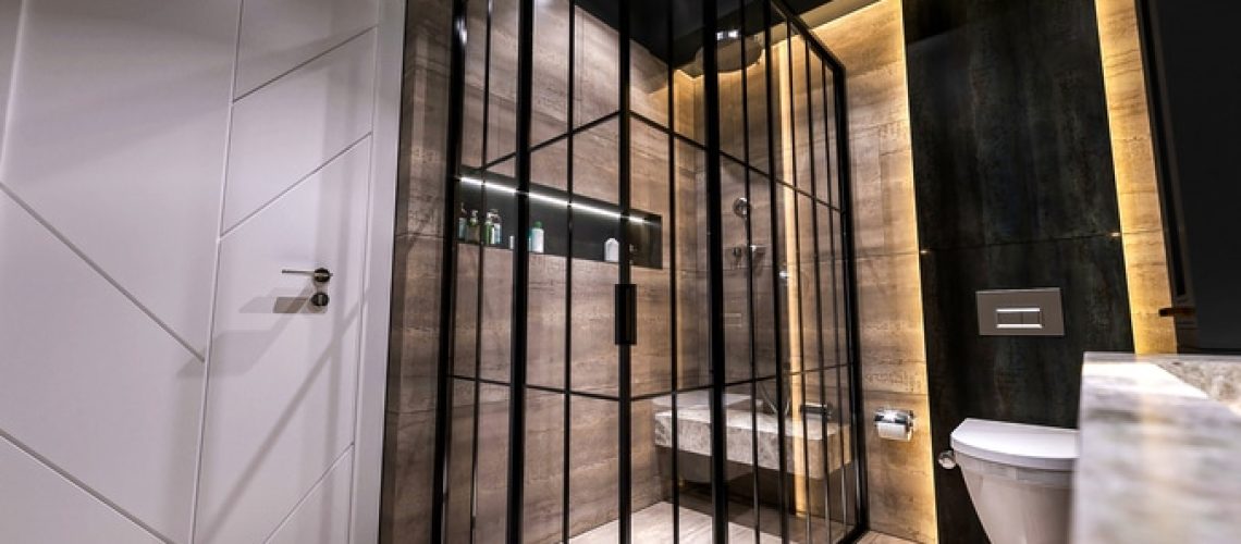 modern shower design, modern bathroom